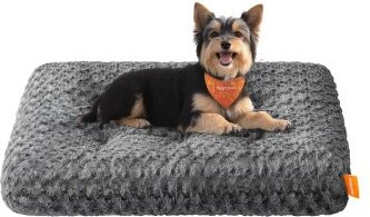Produktbild von FEANDREA Hundebett, Hundekissen M-XXL,flauschige, Plüsch, waschbar M