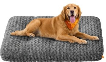 Produktbild von FEANDREA Hundebett, Hundekissen M-XXL,flauschige, Plüsch, waschbar XXL