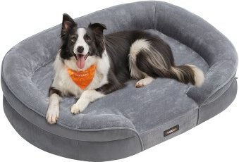Produktbild von FEANDREA Hundebett mit orthopädischer Polsterung und waschbarem Bezug