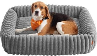 Produktbild von FEANDREA Hundebett orthopädisches Hundekörbchen,Hundekissen waschbar, flauschig L