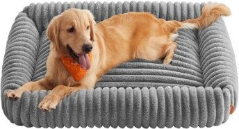 Produktbild von FEANDREA Hundebett orthopädisches Hundekörbchen,Hundekissen waschbar, flauschig XXL