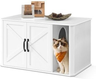 Produktbild von FEANDREA Katzenklo-Schrank mit Vordereingang und Doppeltür