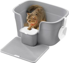 Produktbild von FEANDREA Katzentoilette für große Katzen mit hohen Seitenwänden