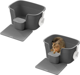Produktbild von FEANDREA Katzentoilette für große Katzen mit hohen Seitenwänden und Schaufel