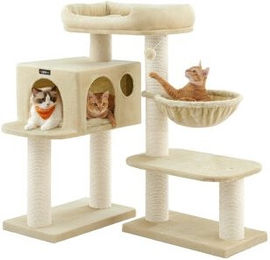 Feandrea Kratzbaum für große Katzen XXL mit 6 extra dicken Kratzsäulen – Bild 1 von 7