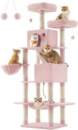 Produktbild von FEANDREA Kratzbaum Katzenbaum XXL 206 cm hoch mit Kippschutz