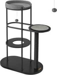 Produktbild von FEANDREA Kratzbaum modern mit Metallrohren und Sisalstamm