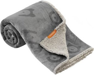 Produktbild von FEANDREA Wasserdichte Hundedecke Sherpa Fleece Grau XXL