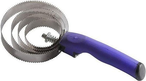 Produktbild von Federstriegel mit Softgriff violett