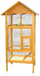 Produktbild von Feel2Home Holz Vogelvoliere mit verzinktem Draht