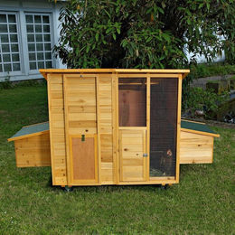 Produktbild von Feel2Home Hühnerstall Geflügelstall Freilaufgehege Hühnervoliere Hasenkäfig