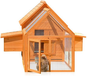 Produktbild von Feel2Home Hühnerstall mit Freilaufgehege und Nestboxen