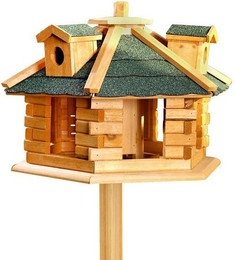Produktbild von Feel2Home Vogelhaus XXL 48 cm mit aufklappbarem Futterspender