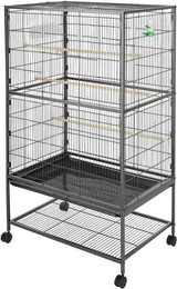 Produktbild von Feel2Home Voliere Vogelvoliere Vogelkäfig Grau XXL