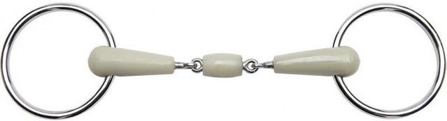 Produktbild von Feeling Flexi Doppelgelenktrense mit 2 Ringen für Pferde - 125 mm