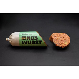 Produktbild von Feinfutter Hundewurst Rind mit Kartoffel, Apfel und Hüttenkäse - 800 g