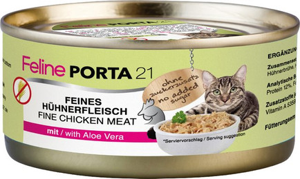 Produktbild von Feline Porta 21 Hühnerfleisch mit Aloe - 6 x 156 g