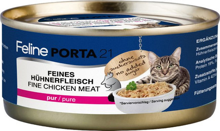 Produktbild von Feline Porta 21 Hühnerfleisch pur - 6 x 156 g