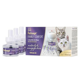 Produktbild von Felisept Family Comfort Nachfüllflakon - 3 x 45 ml