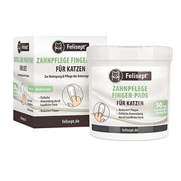 Produktbild von Felisept Zahnpflege Finger-Pads für Katzen - 50 Stk.