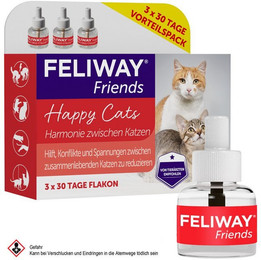Produktbild von FELIWAY Friends 3x30 Tage Vorteilspack für Pheromon Verdampfer - 3 x 48 ml