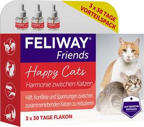 Produktbild von Feliway® Friends Nachfüllflakons - Sparset: 3 x 48 ml Nachfüllflakons