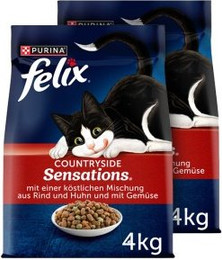 Produktbild von Felix Countryside Sensations Rind & Huhn - 2 x 4 kg