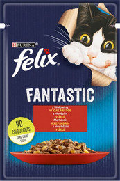 Produktbild von Felix Fantastic Pouches Rind - 26 x 85 g
