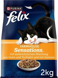 Produktbild von Felix Farmhouse Sensations Huhn & Truthahn - 2 kg