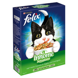 Produktbild von Felix Inhome Sensations Huhn Katzenfutter - 1 kg
