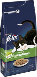 Produktbild von Felix Inhome Sensations Katzenfutter mit Huhn & Gemüse - 2 kg