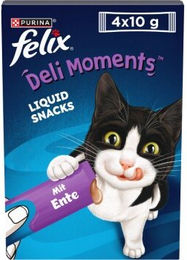 Felix Katzensnack Deli Moments 4 x 10 g Ente – Bild 1 von 3
