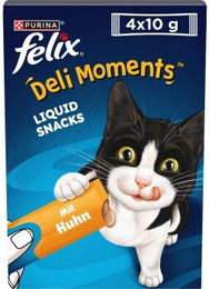 Produktbild von Felix Katzensnack Deli Moments Huhn - 44 x 10 g