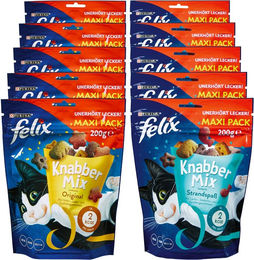 Produktbild von Felix KnabberMix Mixtray Katzensnacks 200 g, verschiedene Sorten, 10er Pack