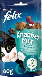 Produktbild von FELIX KnabberMix Strandspaß Katzensnack bunter Mix 4x60g