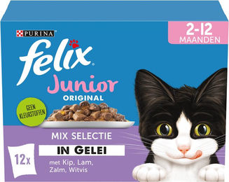 Felix Original Junior Nassfutter - 4 Geschmacksrichtungen – Bild 1 von 4