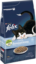 Produktbild von Felix Senior Sensations Katzenfutter - 4 kg