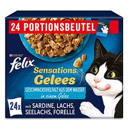 Produktbild von FELIX Sensations Gelees Geschmacksvielfalt aus dem Wasser - 4 x 85 g