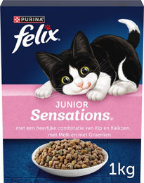 Felix Sensations Junior - Kätzchen - Huhn, Pute und Gemüse - 1 kg – Bild 1 von 4