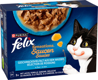 Felix Sensations Saucen Geschmacksvielfalt aus dem Wasser - 12 x 85 g – Bild 1 von 3