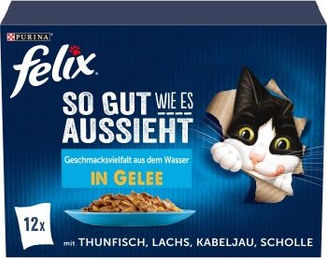 Felix So gut wie es aussieht Geschmacksvielfalt aus dem Wasser in Gelee - 12 x 85 g – Bild 1 von 3