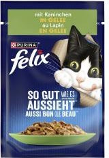 Produktbild von FELIX So gut wie es aussieht in Gelee mit Kaninchen - 26 x 85 g