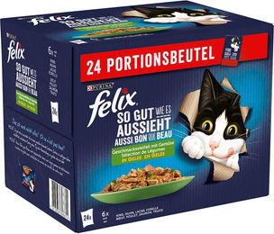 Felix So gut wie es aussieht Nassfutter für Katzen - 24 x 85 g – Bild 1 von 7