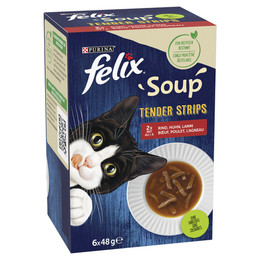 Produktbild von Felix Soup Tender Strips Geschmacksvielfalt vom Land - 6 x 48 g