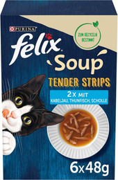 Produktbild von FELIX Soup Tender Strips Vielfalt aus dem Wasser - 48 x 48 g