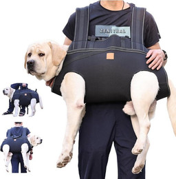 Produktbild von FELIXLEO Hunde-Geschirr Hundegeschirr Tragehilfe Ganzkörper mit Griff bis 37kg