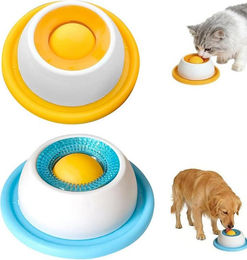 FELIXLEO Snackball 2 Stück Schleckball Hund Leckspielzeug mit Drehkugel für Hunde, (1-tlg) – Bild 1 von 5