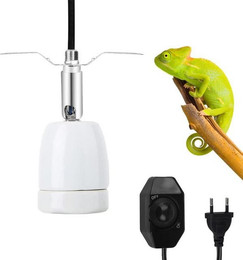 Produktbild von FELIXLEO Terrarienleuchte E27 Fassung 360° Drehbar Heizlampensockel Keramik-Heizlampe