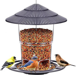 Produktbild von FELIXLEO Vogelhaus zum Aufhängen mit Vogelfutterspender
