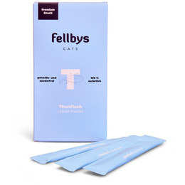 Produktbild von Fellbys Katzensnacks Liquid Thunfisch - 6 x 15 g
